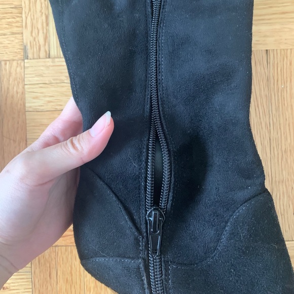 MIKUTA | The Black Laced Leather Boots boots